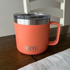 Yeti 14oz mug in LE Coral